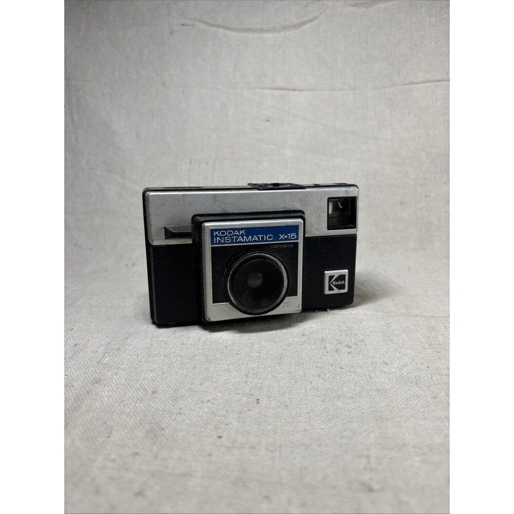 Vintage Kodak 35mm Camera Instamatic X-15 Film - 126 Film Format Used & Untested